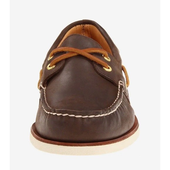 Sperry Brown Classic Gold Cup Original 2-Eye Top Sider Boat Shoes Mens 8.5 NEW main image 8